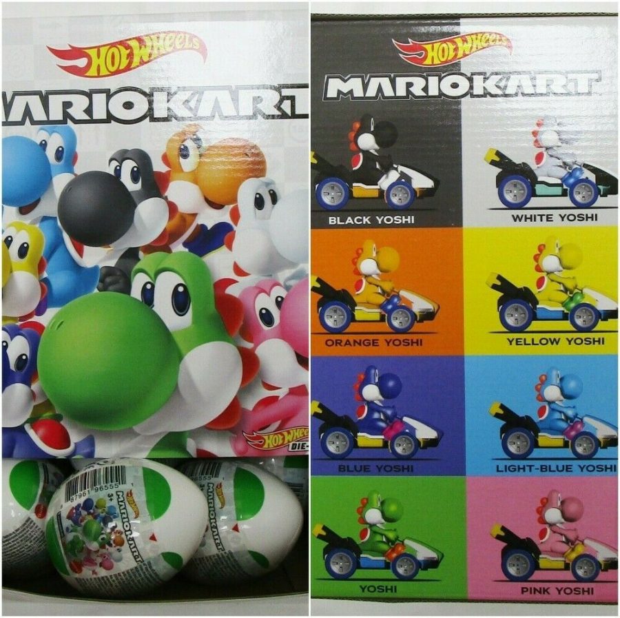 Hot Wheels Mariokart Yoshi egg open Choose from Menu