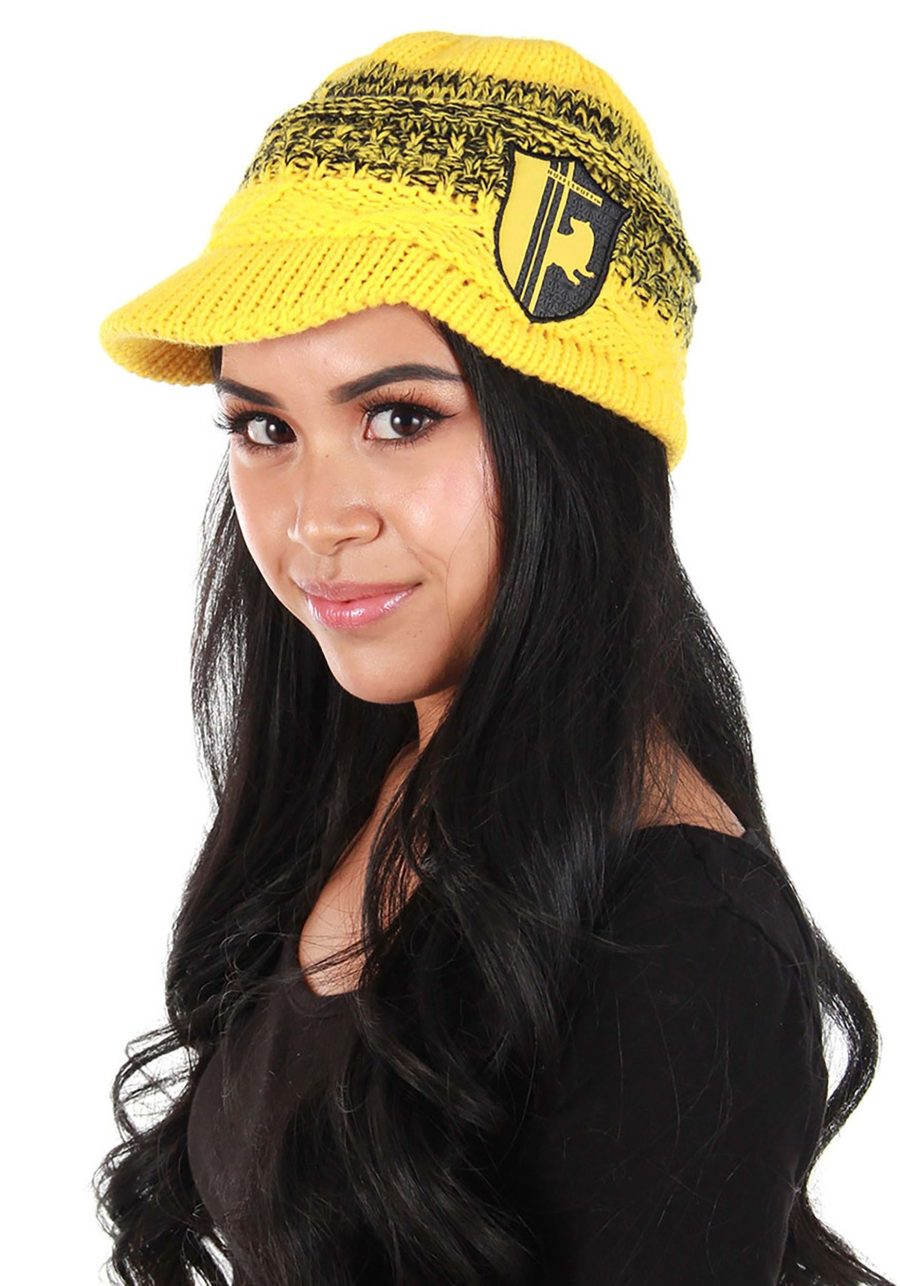 Hufflepuff Knit Brim Cap