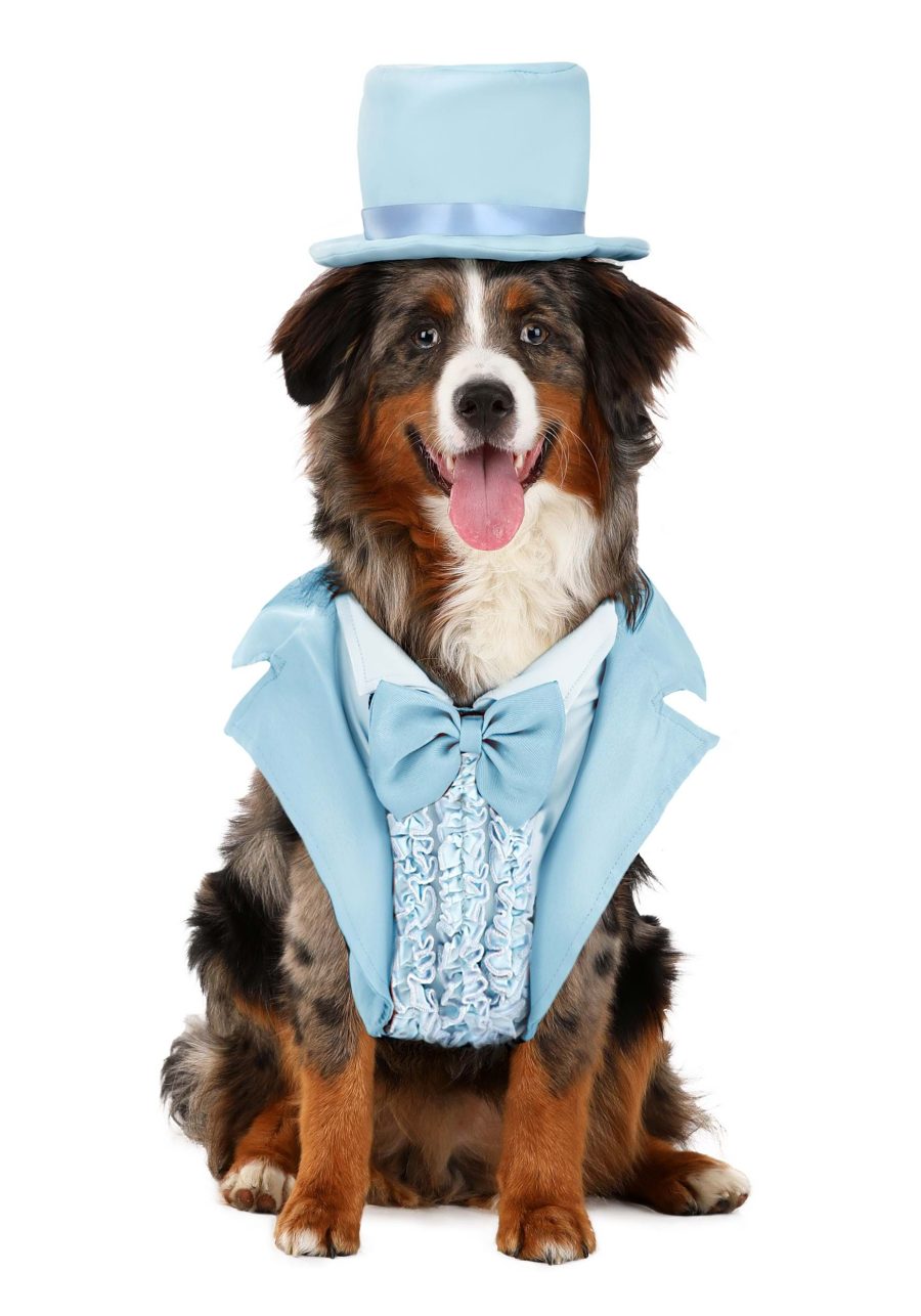 Iconic Light Blue Tuxedo Pet Costume