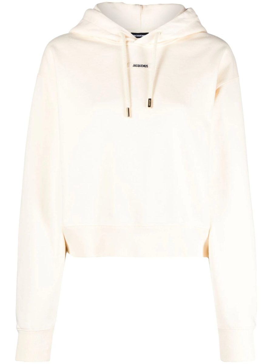 JACQUEMUS WOMEN Le Hoodie Gros Grain Beige