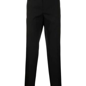 JIL SANDER Straight-Leg Wool trousers Black