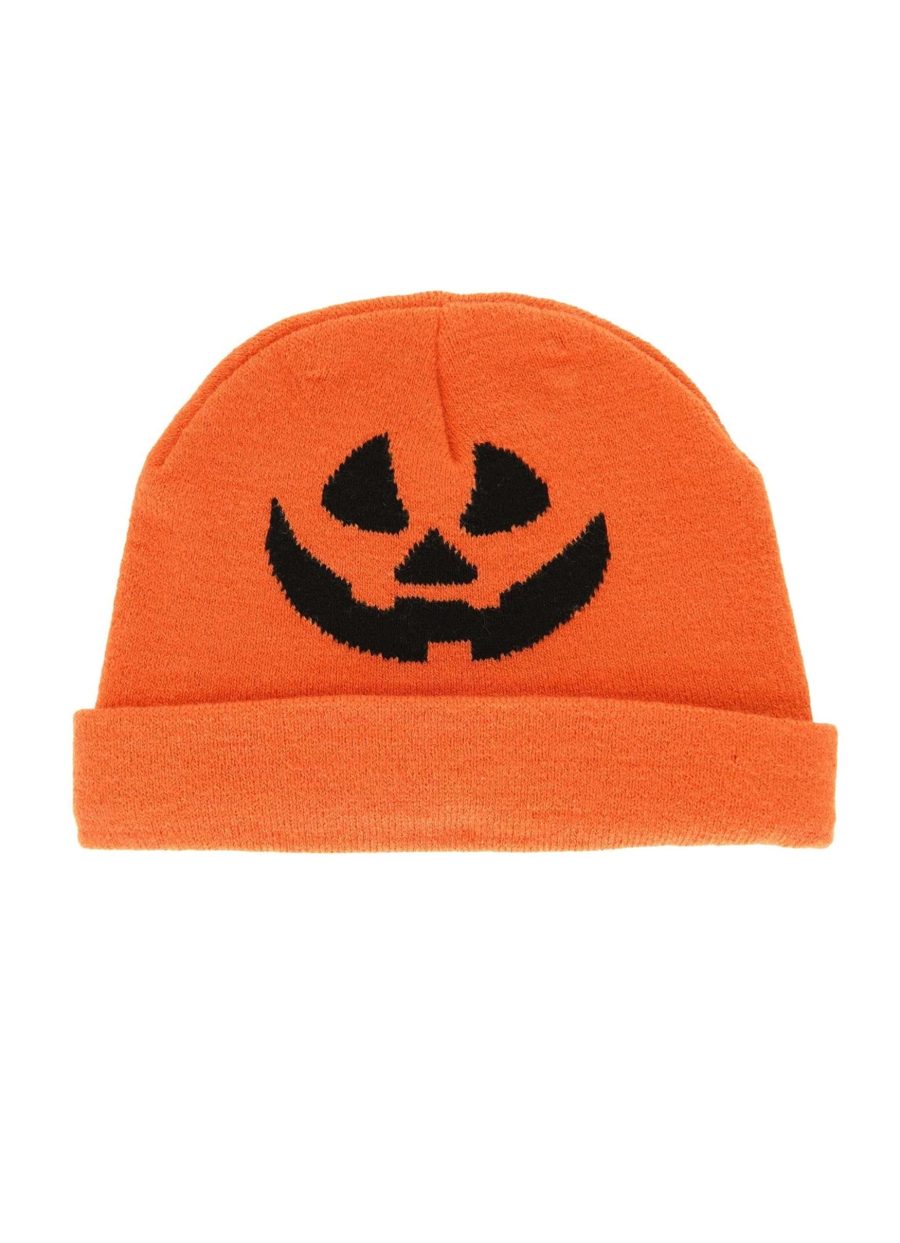 Jack-O-Lantern Halloween Beanie