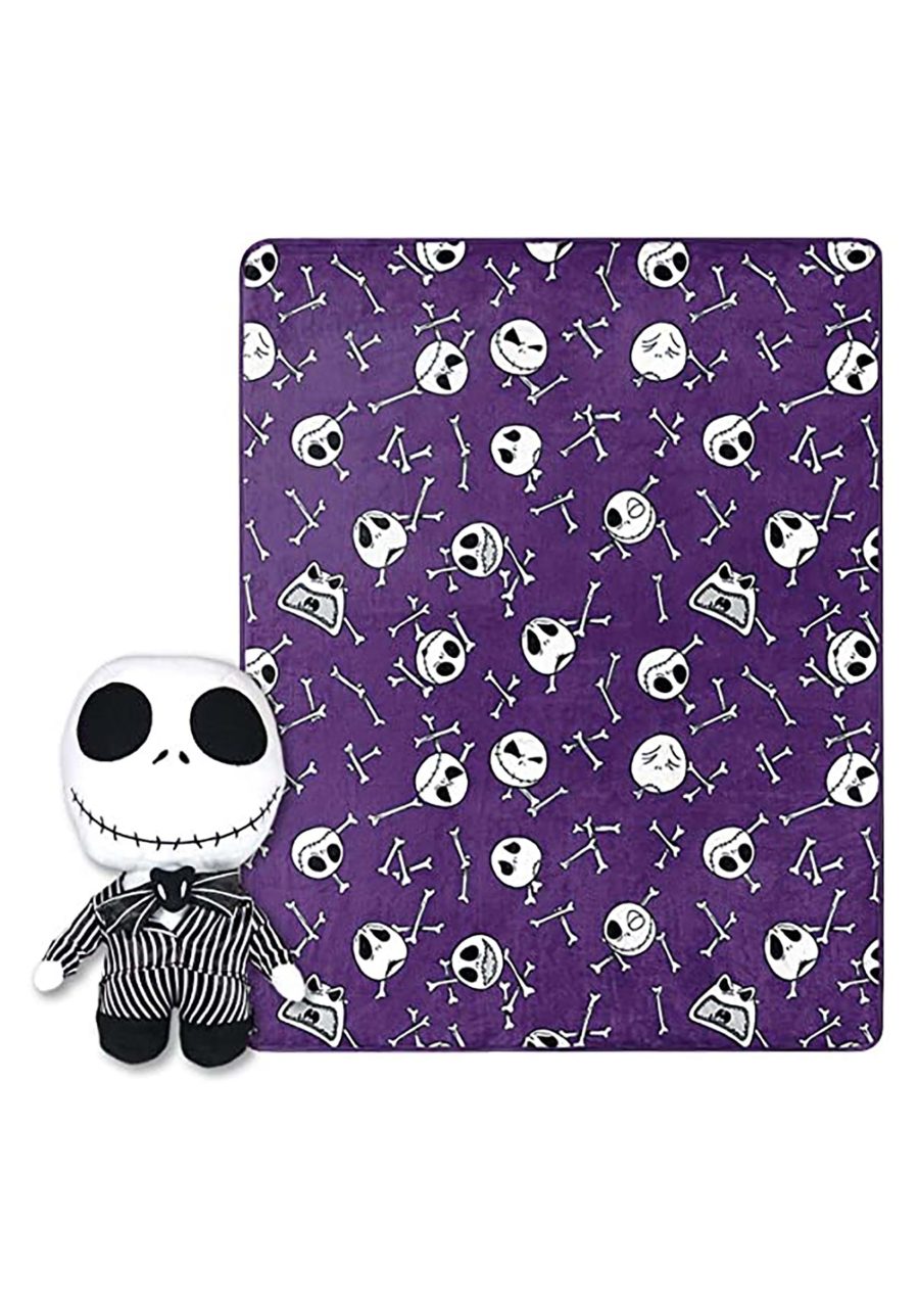 Jack Skellington Throw Blanket and Pillow