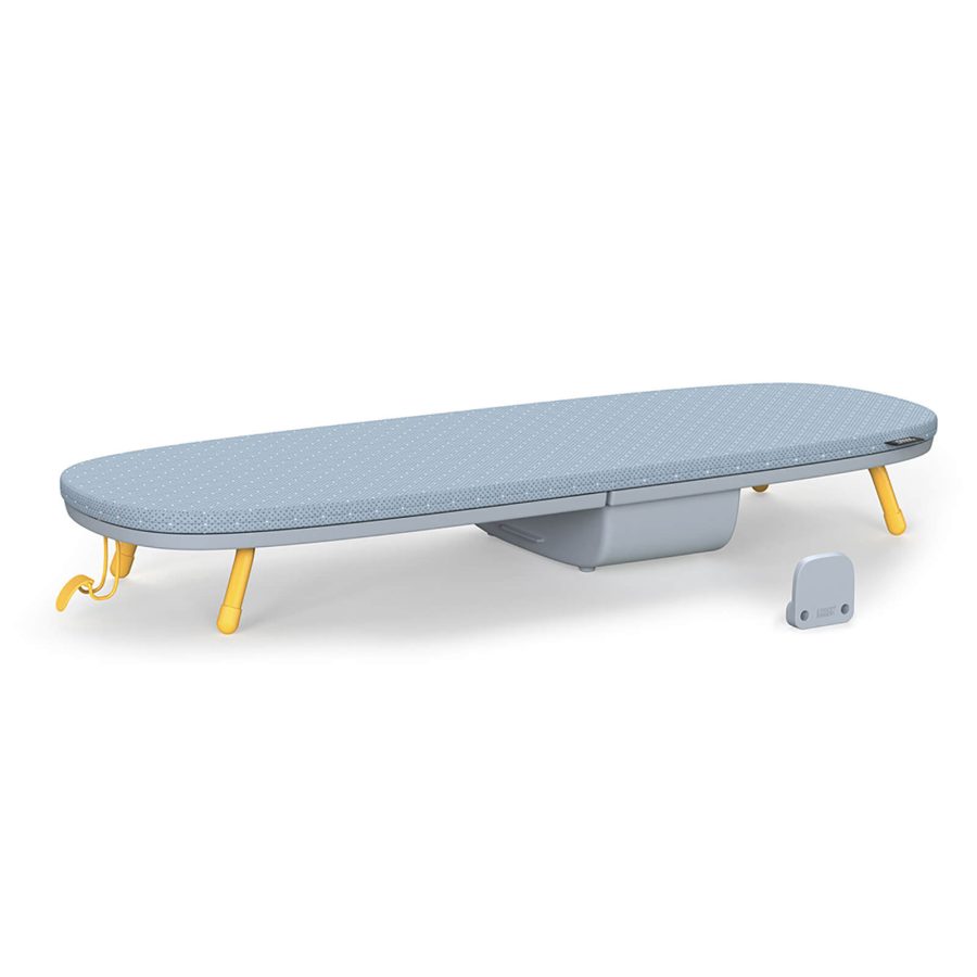 Joseph Joseph Pocket Folding Table-Top Ironing Board - Grey/Yellow