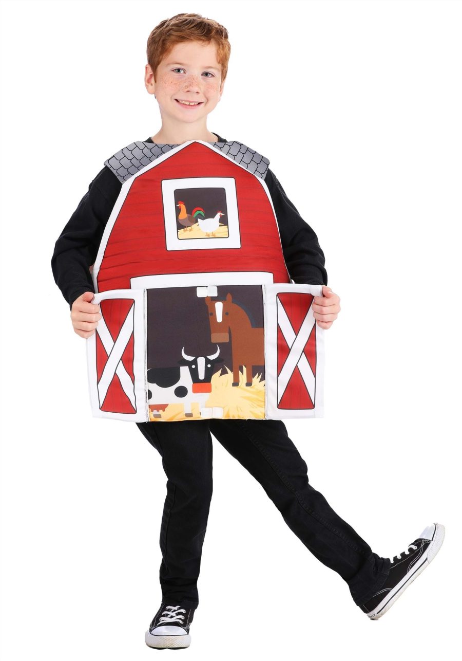 Kid's Big Red Barn Costume