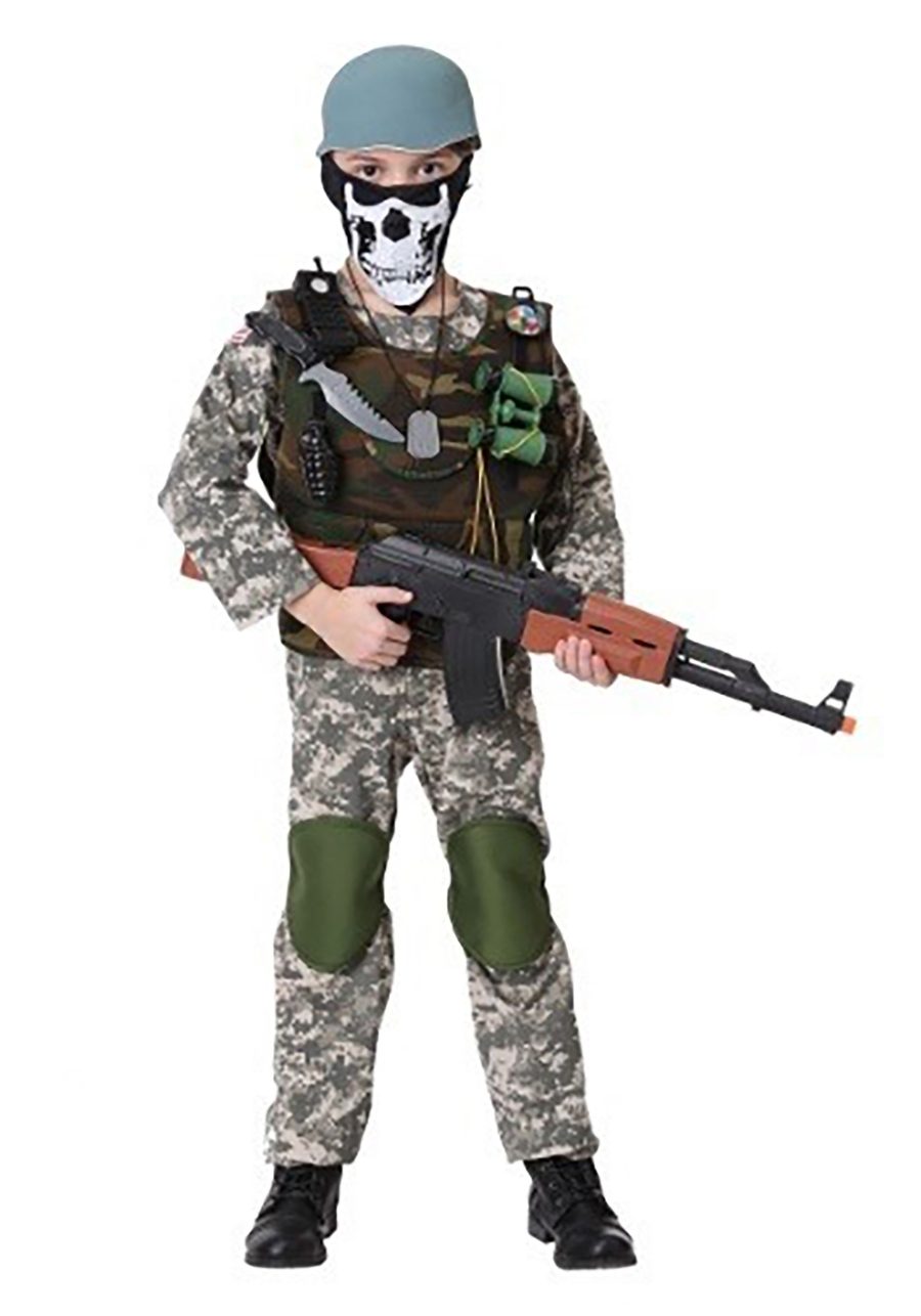 Kids Camo Trooper Costume