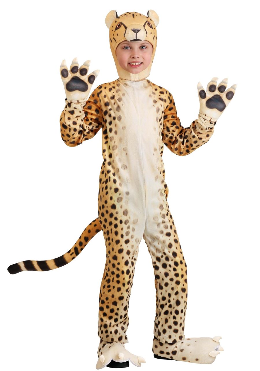 Kid's Cheerful Cheetah Costume