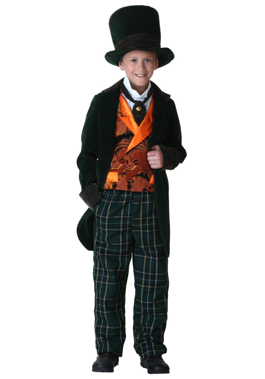 Kid's Deluxe Mad Hatter Costume