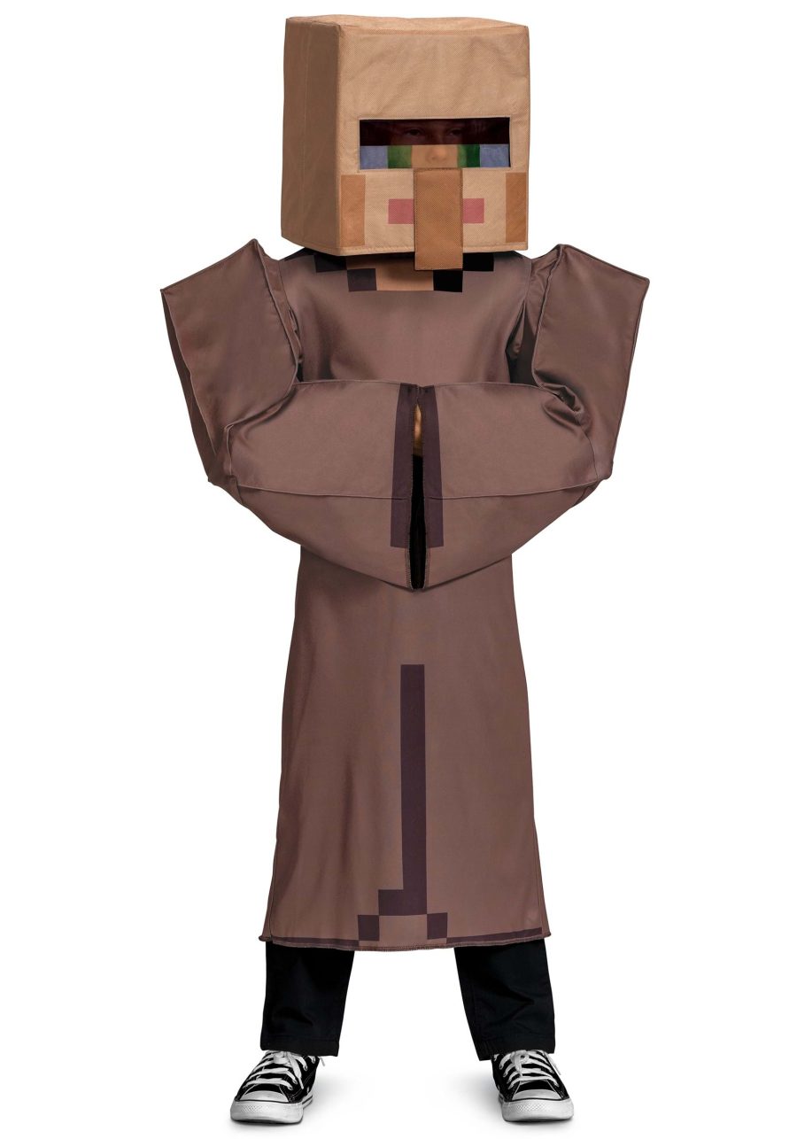 Kid's Deluxe Minecraft Villager Costume