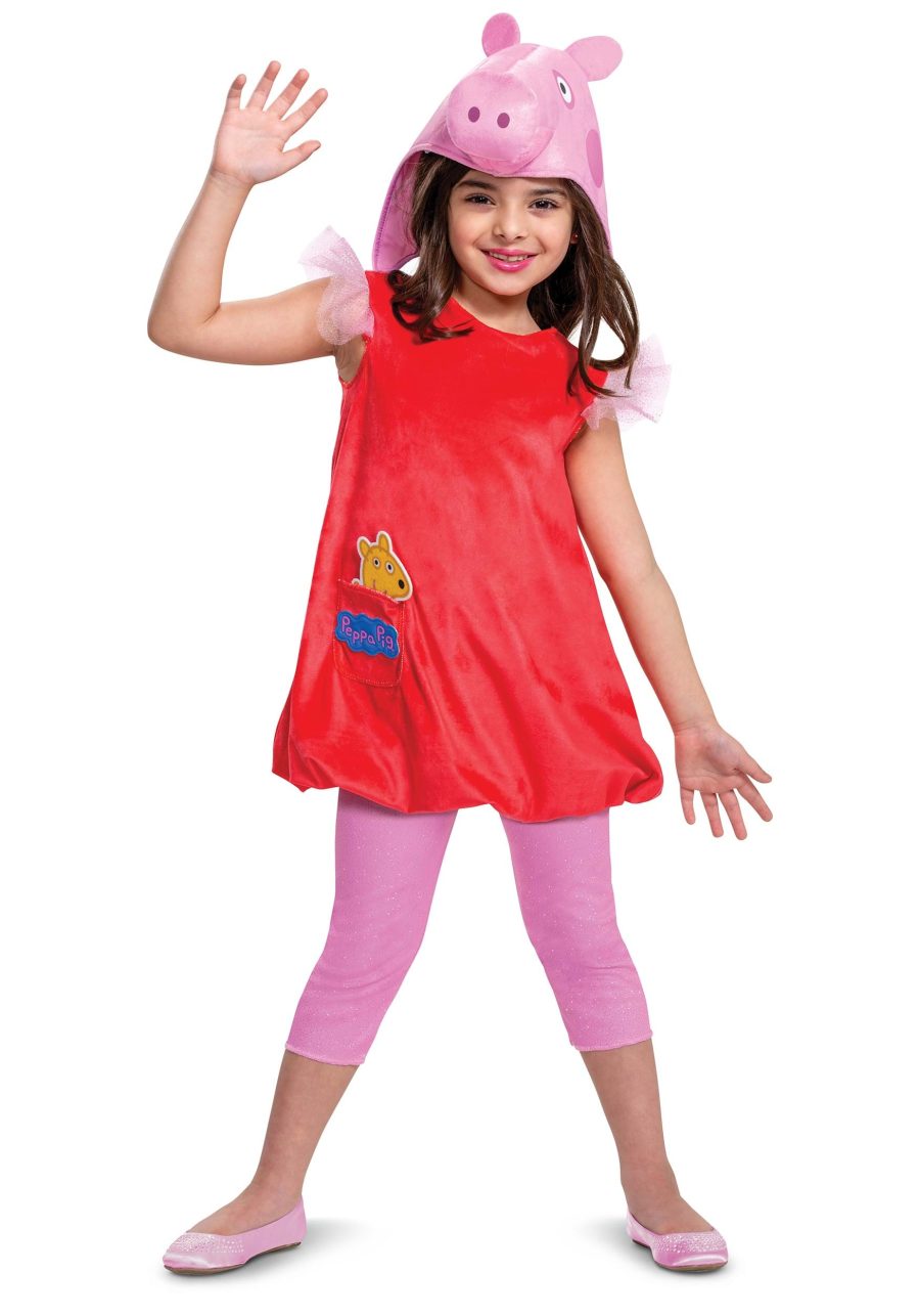 Kid's Deluxe Peppa Pig Costume