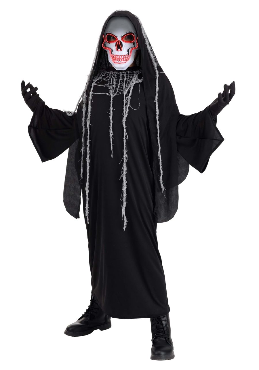 Kid's Glowing Reaper Costume