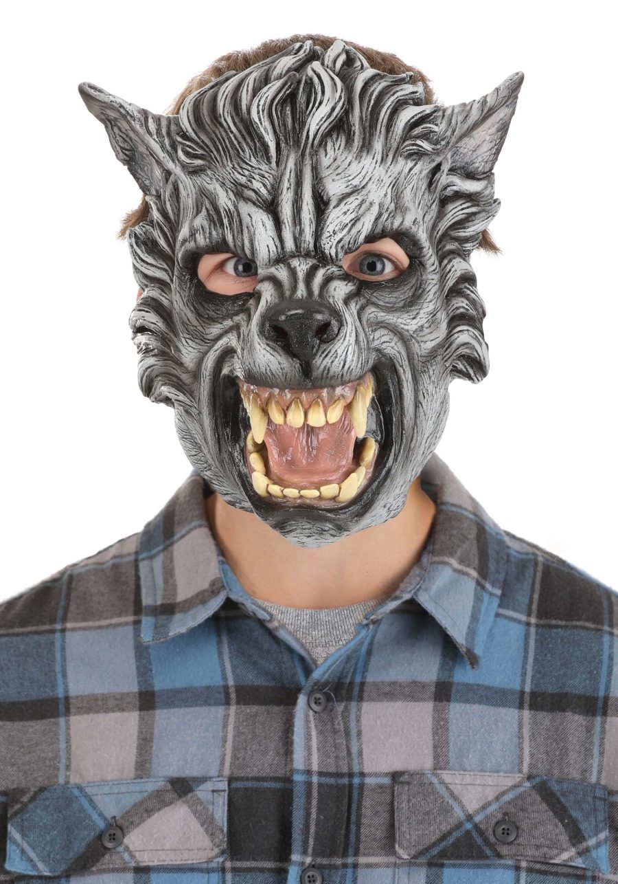 Kid's Gray Wolf Mask