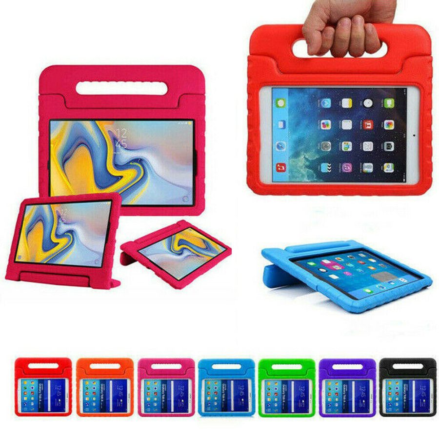 Kids HARD BACK HARD SILICON CASE COVER FR Samsung Tab 3 4 E S S2 S3 S4 S6 A 7 8