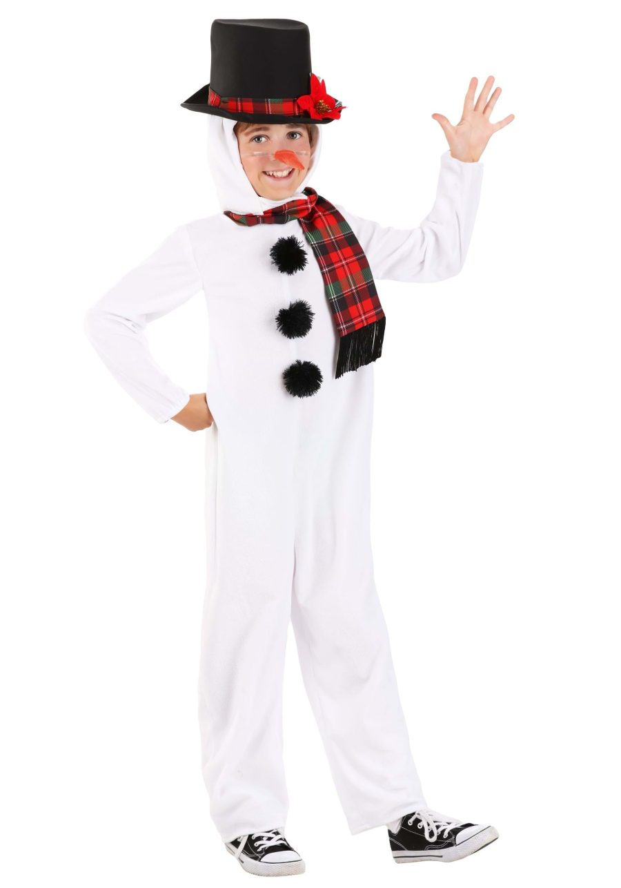 Kid's Jolly Snowman Costume