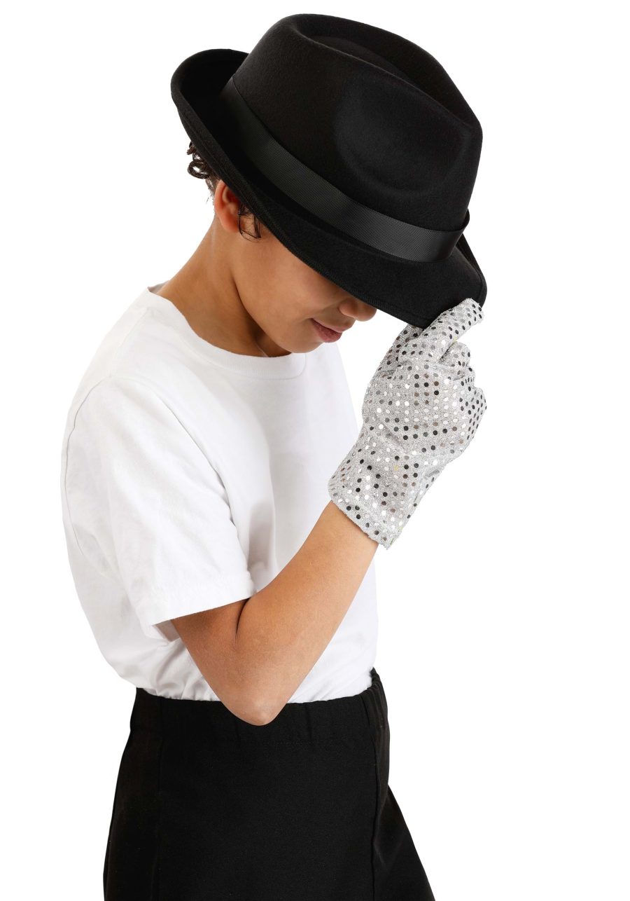 Kid's Moonwalk Michael Jackson Glove & Hat Kit