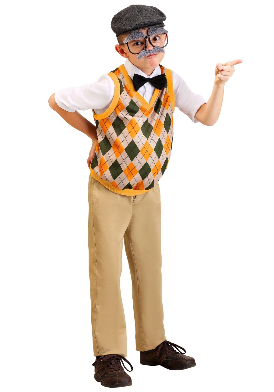 Kids Old Man Costume