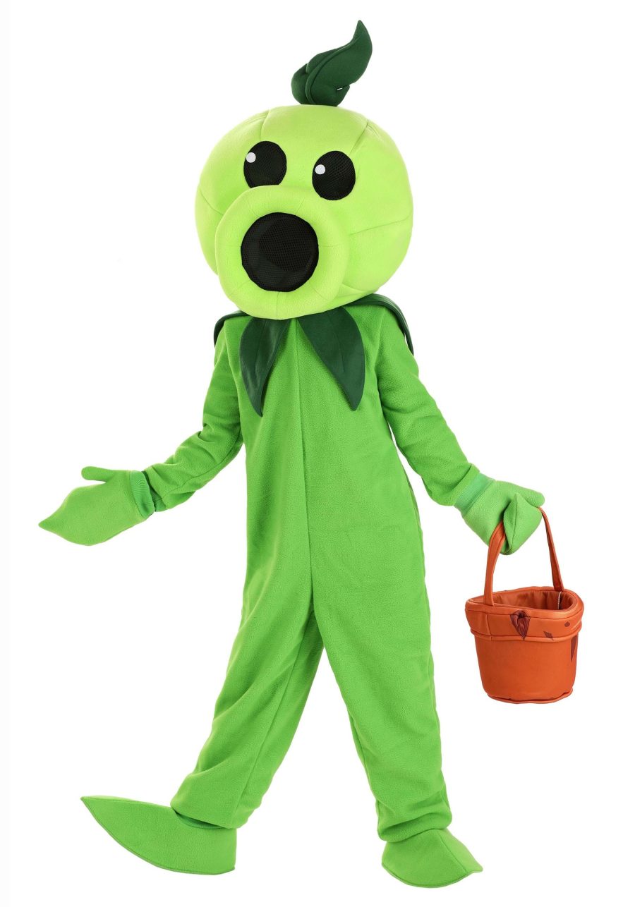 Kid's Premium Plants VS Zombies Peashooter Costume