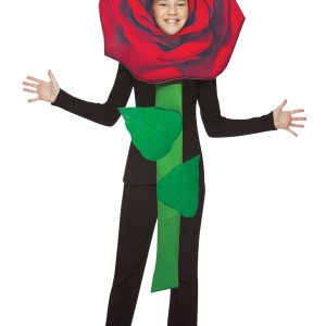 Kid's Red Rose Costume