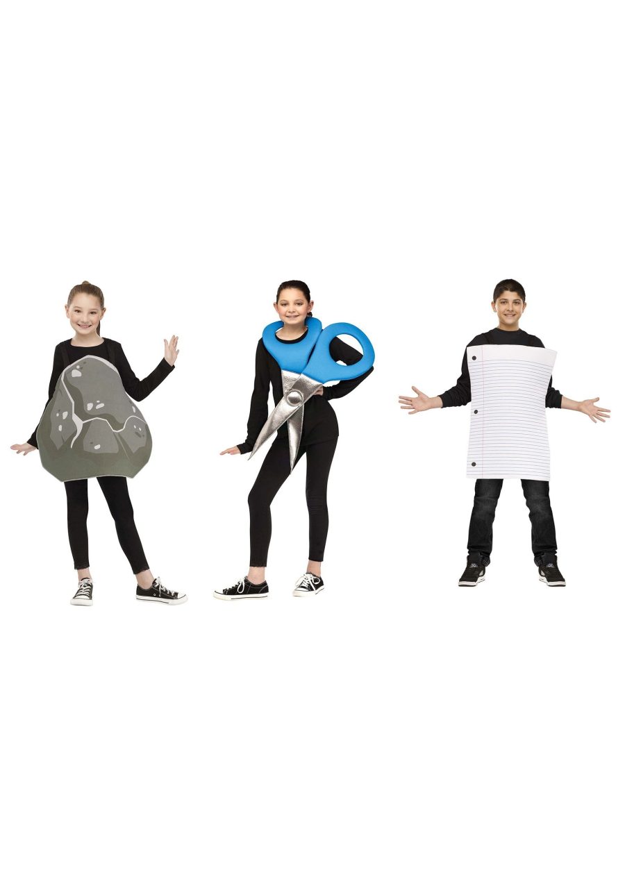 Kid's Rock, Paper, Scissors Costume