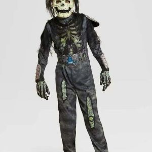 Kids Skeleton Warrior Costume