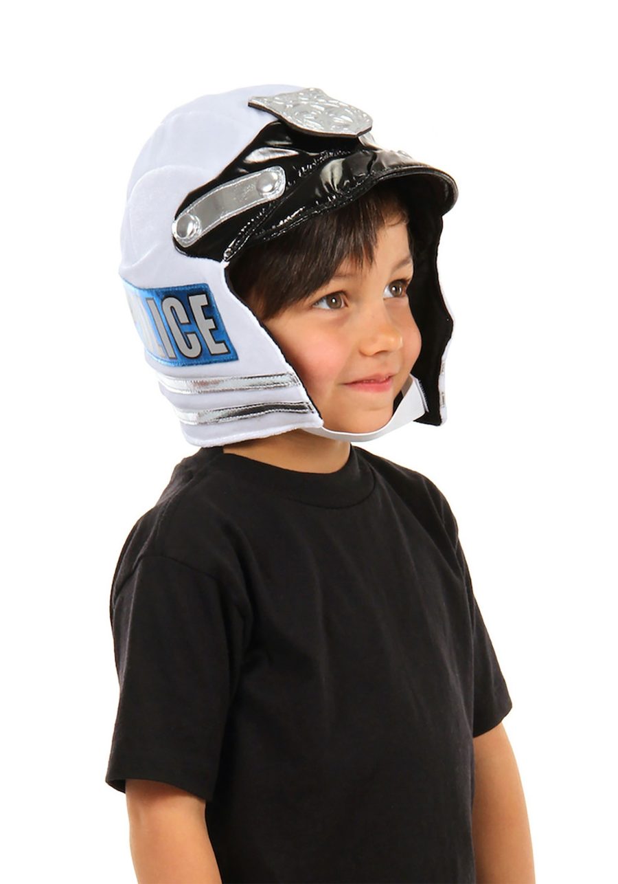 Kid's Soft Police Costume Helmet