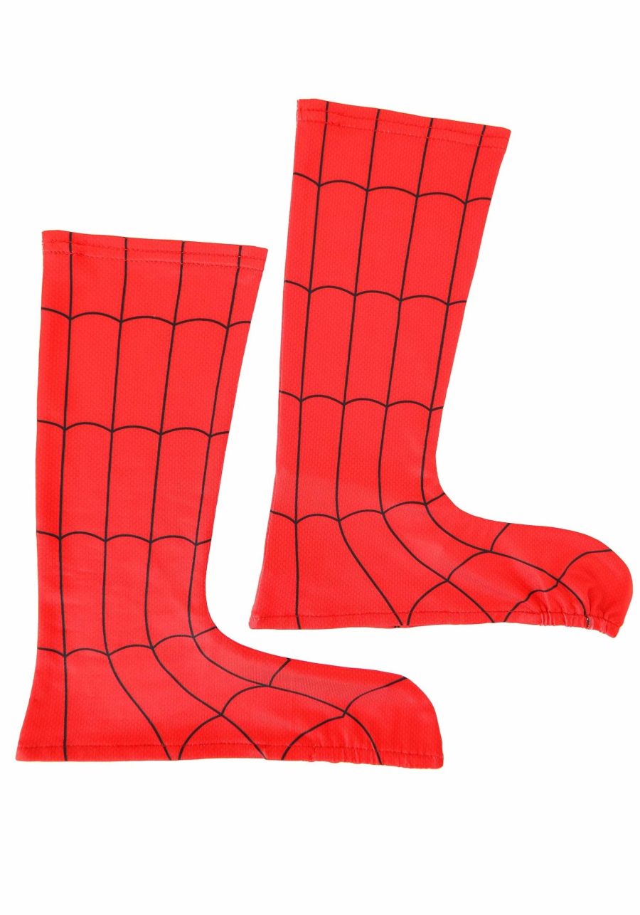 Kid's Spider-Man Costume Boot Covers