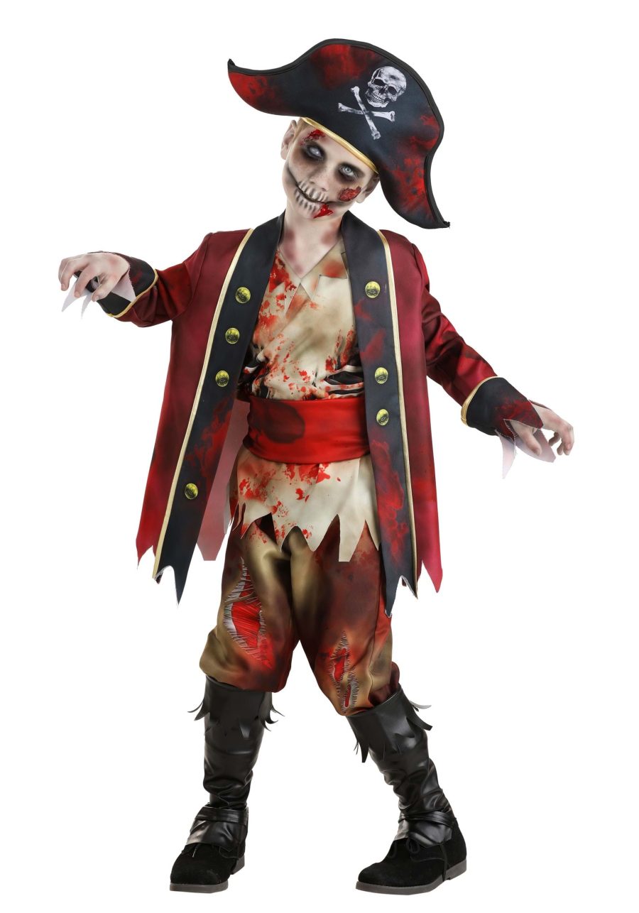 Kid's Zombie Pirate Costume