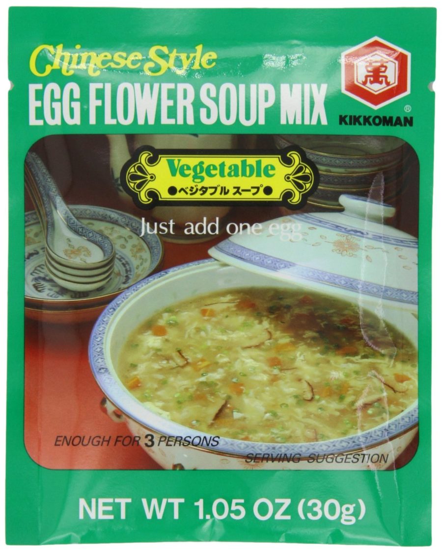 Kikkoman Egg Flower Soup Mix, Vegetable, 1.05 Ounce