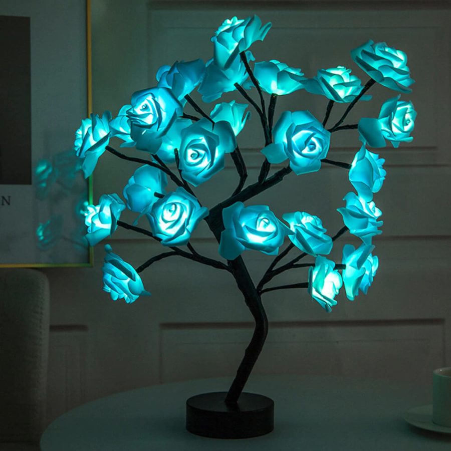 LED Rose Tree Lamp For Delightful Home Decor