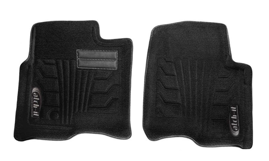 LUND 583123B Floor Liner; Catch-It; Molded Fit; Raised Blocks With Drip Channels; Black; Nylon; 2 Piece