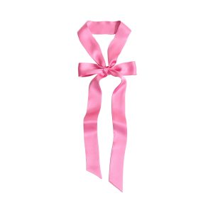 "La Collectionneuse" Silk Ribbon Scarf - Pink