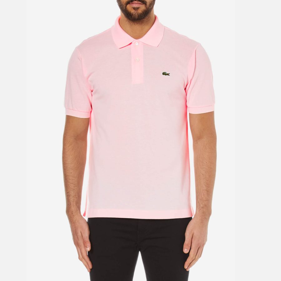 Lacoste Men's Classic Polo Shirt - Pale Pink - 3/S