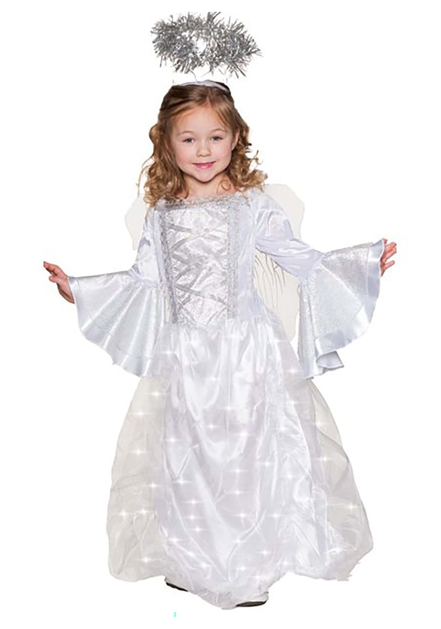 Light Up Angel Girls Costume