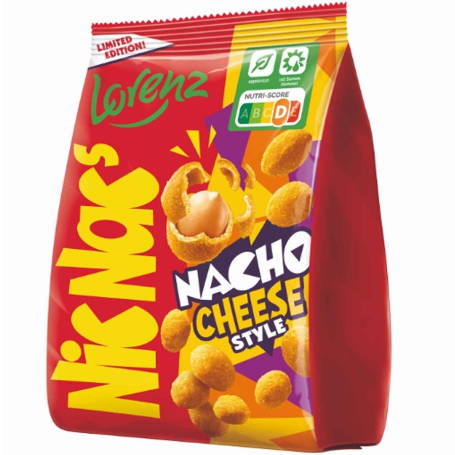 Lorenz NicNac's Nic Nacs NACHO CHEESE crispy shell peanuts 110g FREE SHIPPING