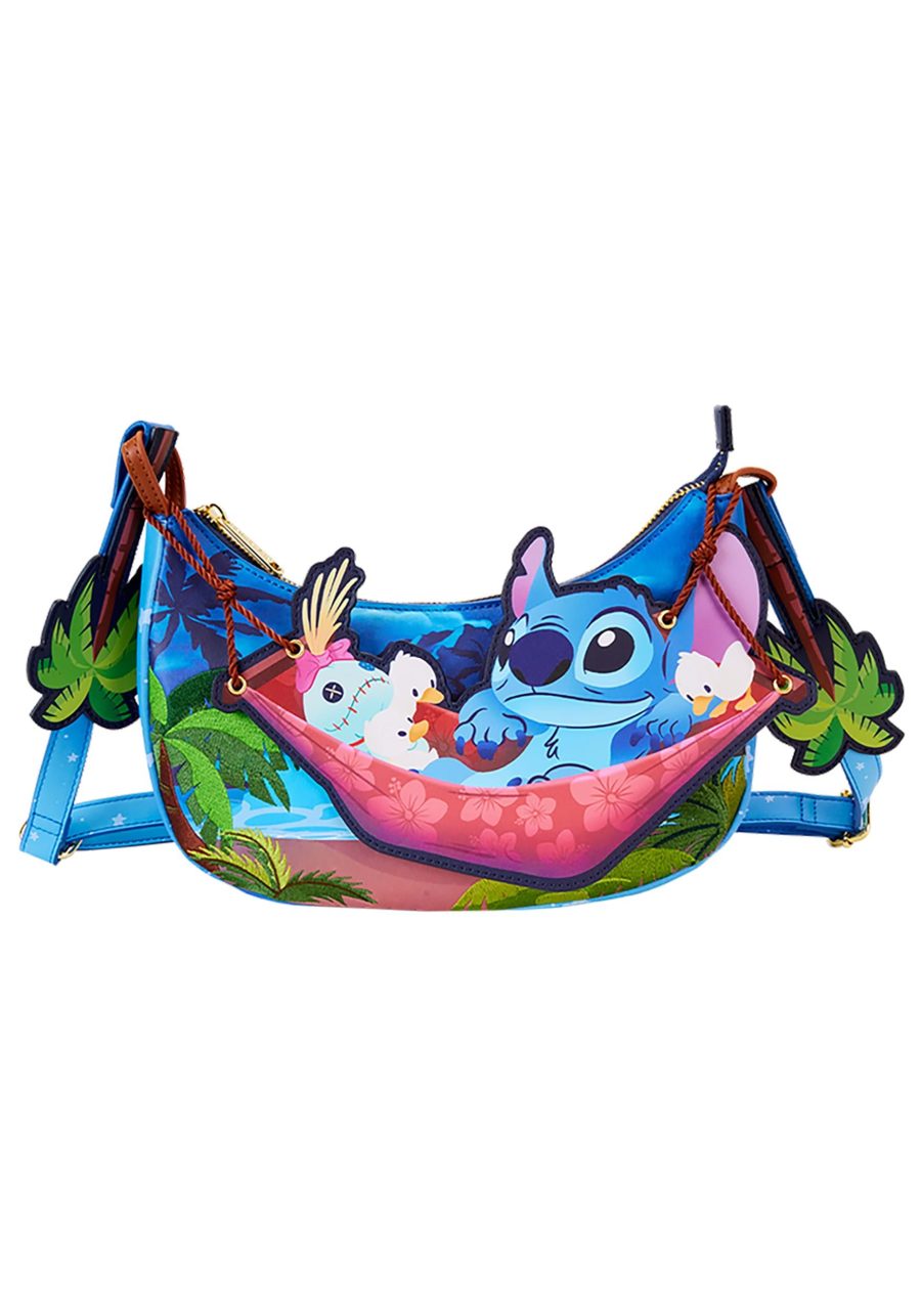 Loungefly Disney Stitch Camping Cuties Crossbody Bag