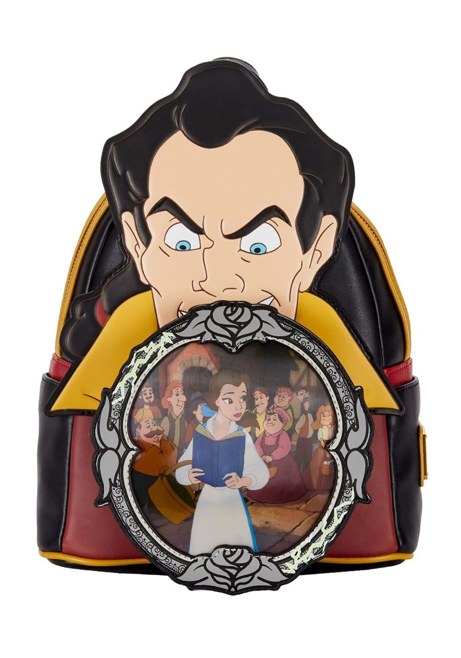 Loungefly Disney Villains Scene Gaston Mini Backpack