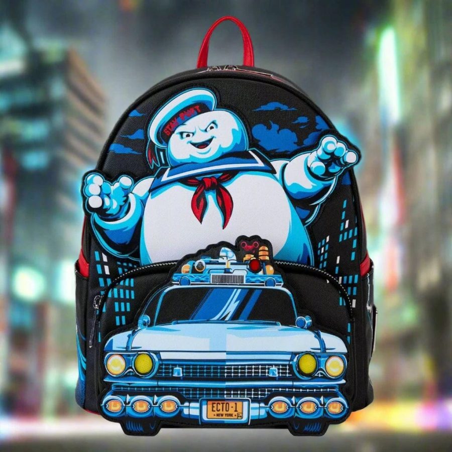 Loungefly Ghostbusters Stay Puft Chasing Mini Backpack