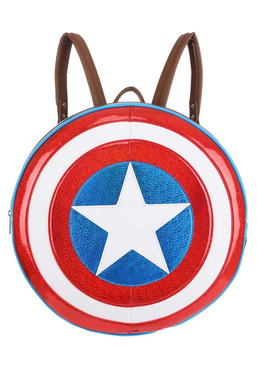 Loungefly Marvel Captain America Shield Backpack