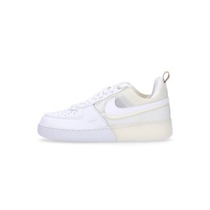 Low Men's Shoe Air Force 1 React White/white/coconut Milk/lt Iron Ore