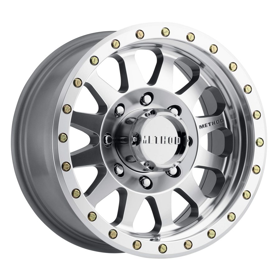 METHOD RACE MR30478587300 304 Double Standard Machined/Clear Coat 17x8.5 INCH 8x170 INCH, 0mm offset 4.75 INCH Backspace