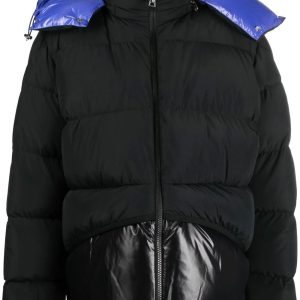 MONCLER GENIUS X 2 MONCLER 1952 Achill Padded-Design Jacket Black Charcoal