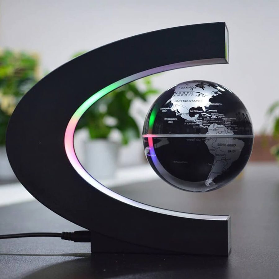 Magnetic Floating Globe With LED Light