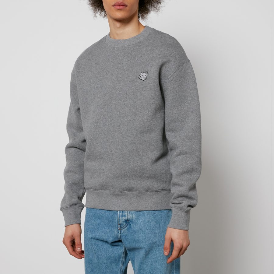 Maison Kitsuné Bold Fox Head Cotton-Jersey Sweatshirt - S