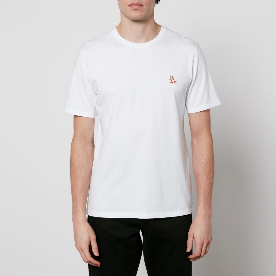 Maison Kitsuné Chillax Fox Patch Cotton T-Shirt - XL