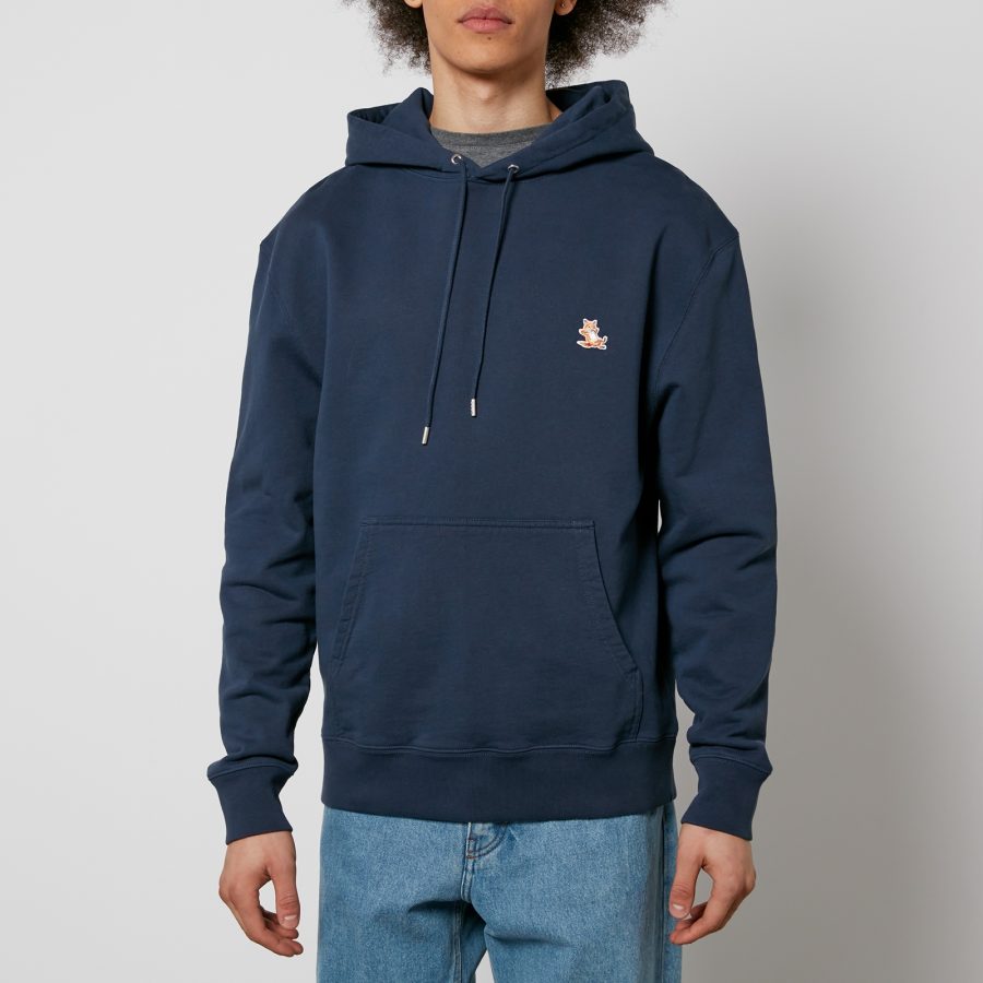 Maison Kitsuné Chillax Patch Regular Cotton Hoodie - XL