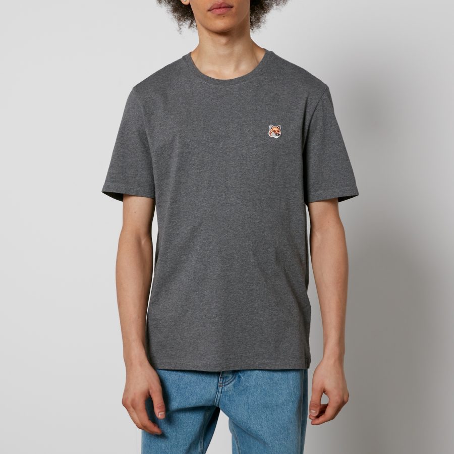 Maison Kitsuné Cotton-Jersey Fox Head Patch T-Shirt - M