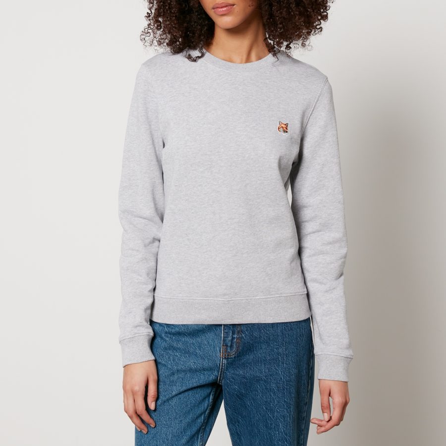 Maison Kitsuné Fox Head Cotton-Jersey Sweatshirt - XS