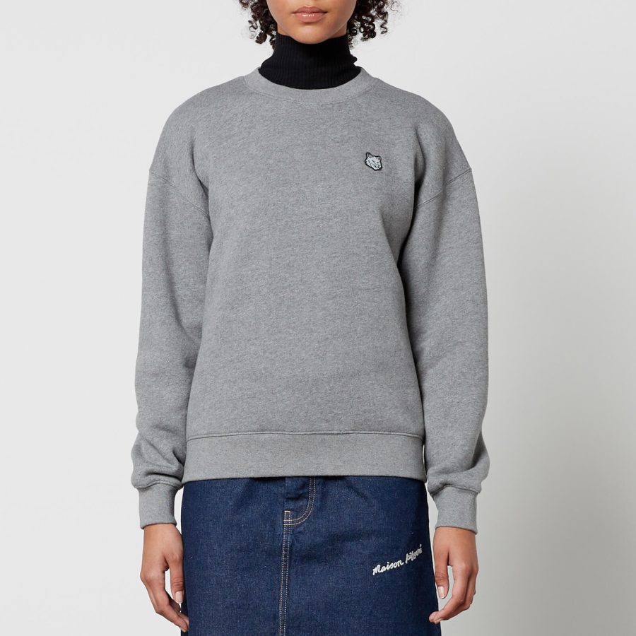 Maison Kitsuné Fox Head Cotton-Jersey Sweatshirt - XXS