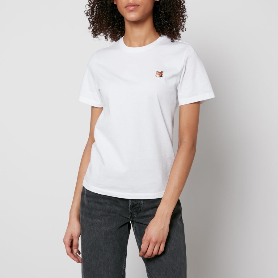 Maison Kitsuné Fox Head Cotton-Jersey T-Shirt - XL