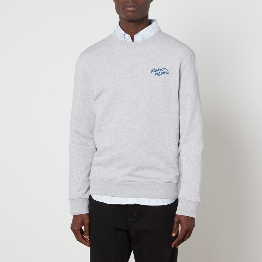 Maison Kitsuné Handwriting Cotton-Jersey Sweatshirt - S